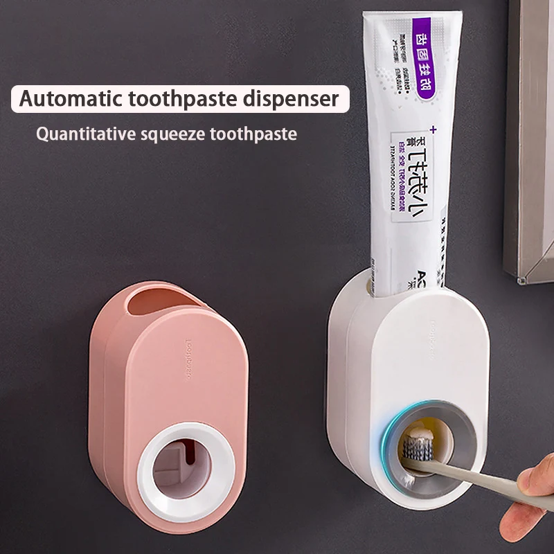 Toothpaste Dispenser Wall Mount Toothbrush Storage Holder Wall Mount Storage Rack Squeezer Bathroom Accessories Set
Toothpaste Dispenser Wall Mount Toothbrush Storage Holder Wall Mount Storage Rack Squeezer Bathroom Accessories Set