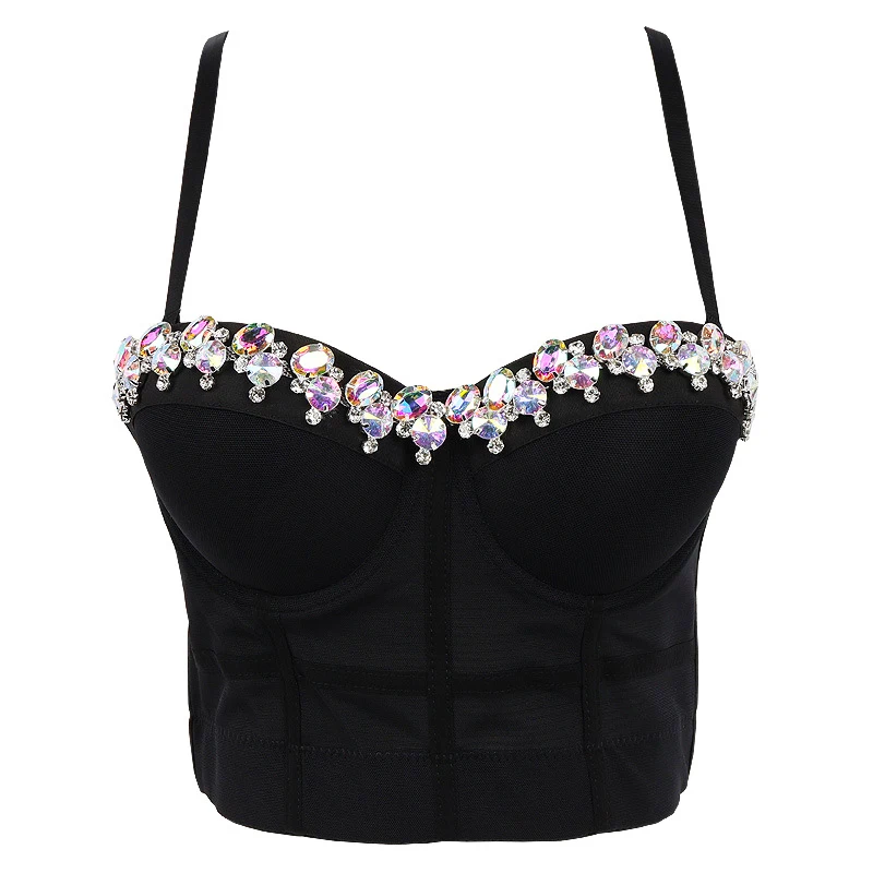 Rhinestone Corset Top Bralette Pink Breathable Casual Crop Top Femme Fairy Core Plus Size Women Clothing 2020
Rhinestone Corset Top Bralette Pink Breathable Casual Crop Top Femme Fairy Core Plus Size Women Clothing 2020