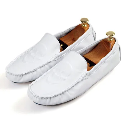 Men's Skull Casual Shoes Genuine Leather Loafers Luxury Brand Designer Soft Breathable Moccasins Homme Male Driving Boat Shoes
Men's Skull Casual Shoes Genuine Leather Loafers Luxury Brand Designer Soft Breathable Moccasins Homme Male Driving Boat Shoes