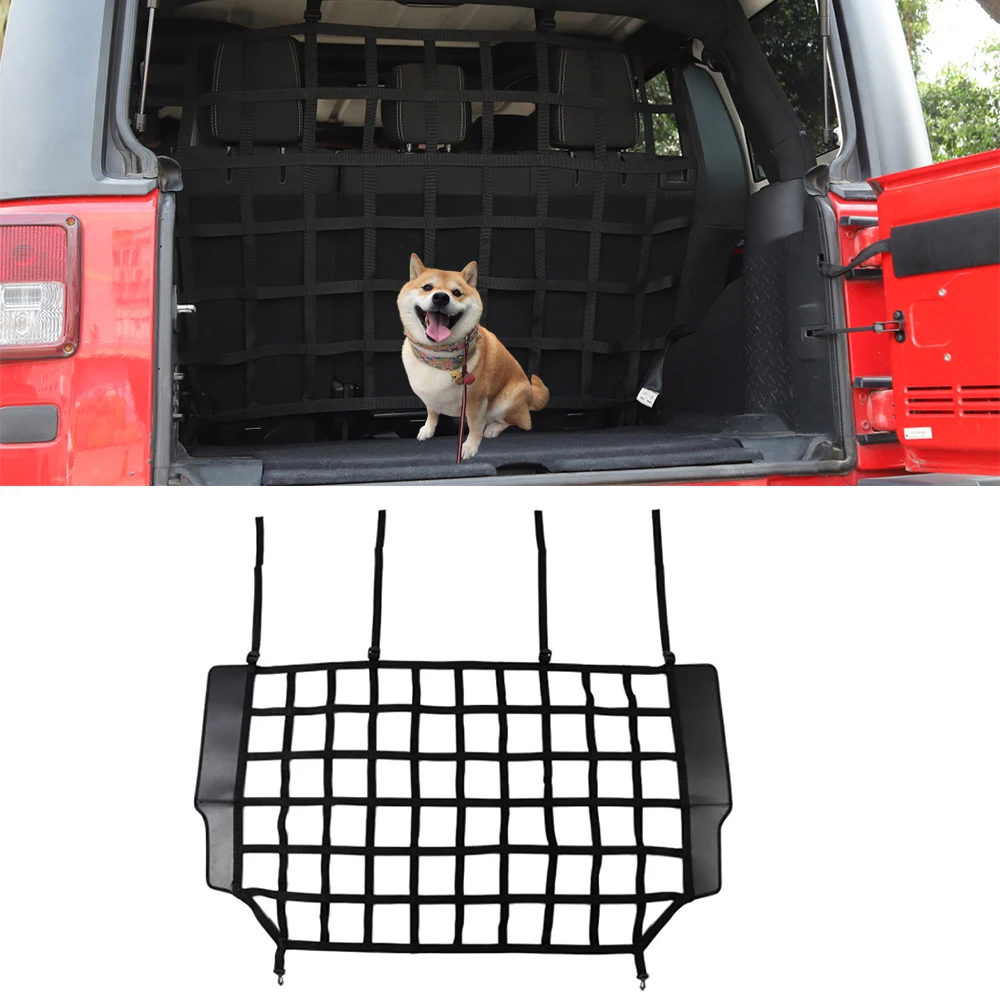 Car Rear Trunk Isolation Network for Jeep Wrangler JK JKU 2007-2017 JL JLU 2018 2019 2020 2021 2022 Interior Accessories Black
Car Rear Trunk Isolation Network for Jeep Wrangler JK JKU 2007-2017 JL JLU 2018 2019 2020 2021 2022 Interior Accessories Black
