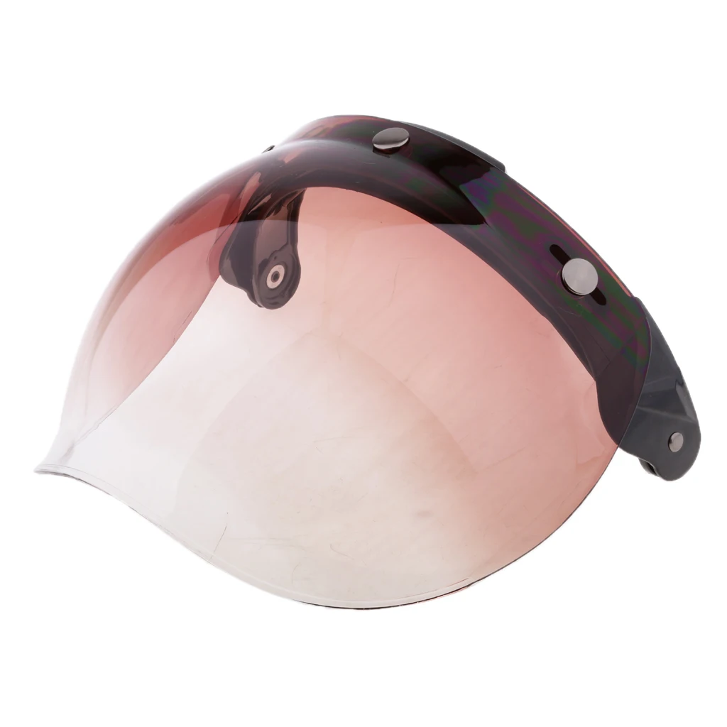 Motorcycle 3-Snap Gradient Bubble Shield for 3/4 Bonanza Helmets 
Motorcycle 3-Snap Gradient Bubble Shield for 3/4 Bonanza Helmets