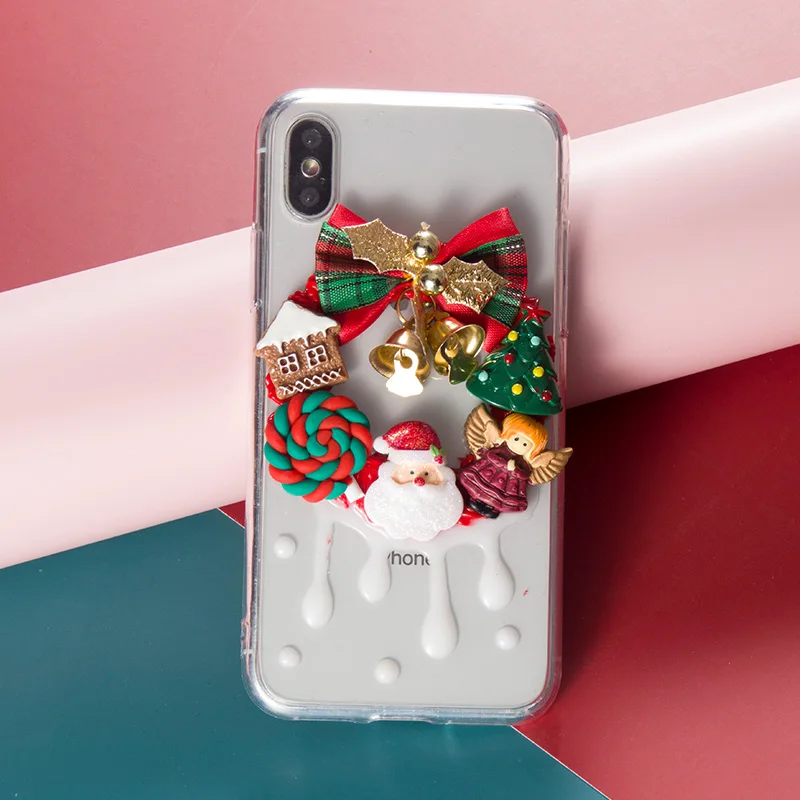 Christmas Santa Claus Reindeer Antlers DIY Accessory Winter Cream Glue Phone Case For iPhone 7 8 Plus X XS XR 11 12 13 Pro Max
Christmas Santa Claus Reindeer Antlers DIY Accessory Winter Cream Glue Phone Case For iPhone 7 8 Plus X XS XR 11 12 13 Pro Max