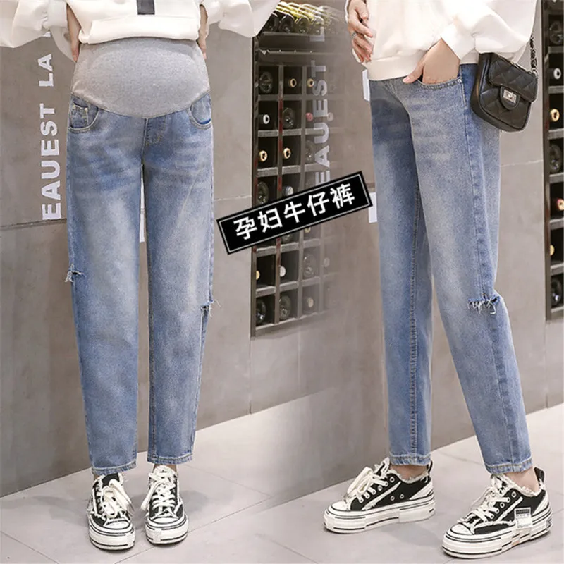 Autumn Maternity Pants JeansNew Arrival High Quality Denim Trousers For Pregnant Women Leisure Loose Large Size Pregnant Pants
Autumn Maternity Pants JeansNew Arrival High Quality Denim Trousers For Pregnant Women Leisure Loose Large Size Pregnant Pants