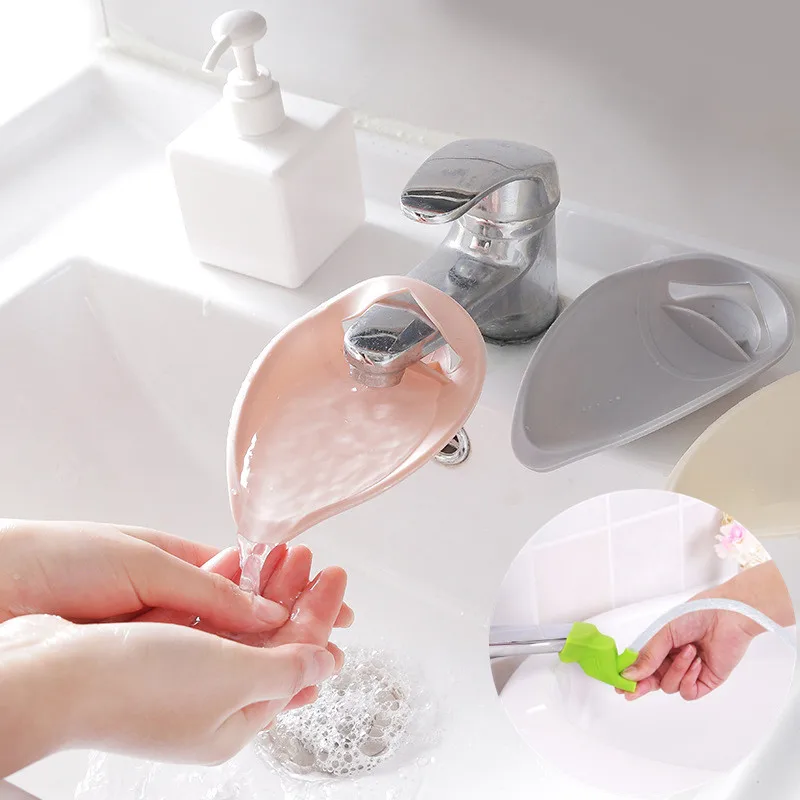 6 Colors Silicone Plastic Faucet Extender Children's Baby Hand Wash Aid Mouthwash Sink Extender Washing Bathroom Kitchen Device
6 Colors Silicone Plastic Faucet Extender Children's Baby Hand Wash Aid Mouthwash Sink Extender Washing Bathroom Kitchen Device