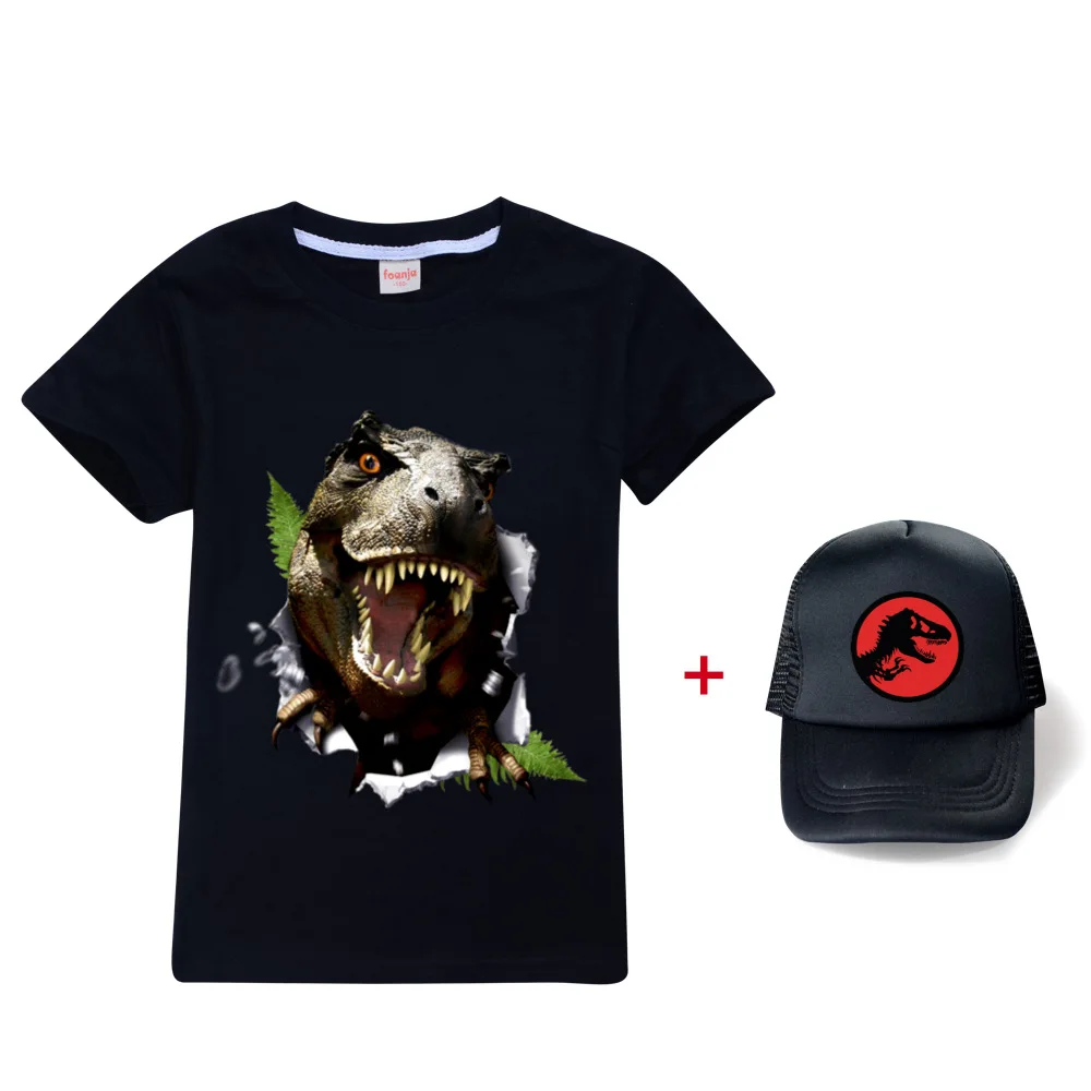 Summer Jurassic Park Anime Clothes For Kids Dinosaur Cosplay T-shirt Pullover 100% Cotton Leisure Fashion Kids Boys Girls Tops
Summer Jurassic Park Anime Clothes For Kids Dinosaur Cosplay T-shirt Pullover 100% Cotton Leisure Fashion Kids Boys Girls Tops