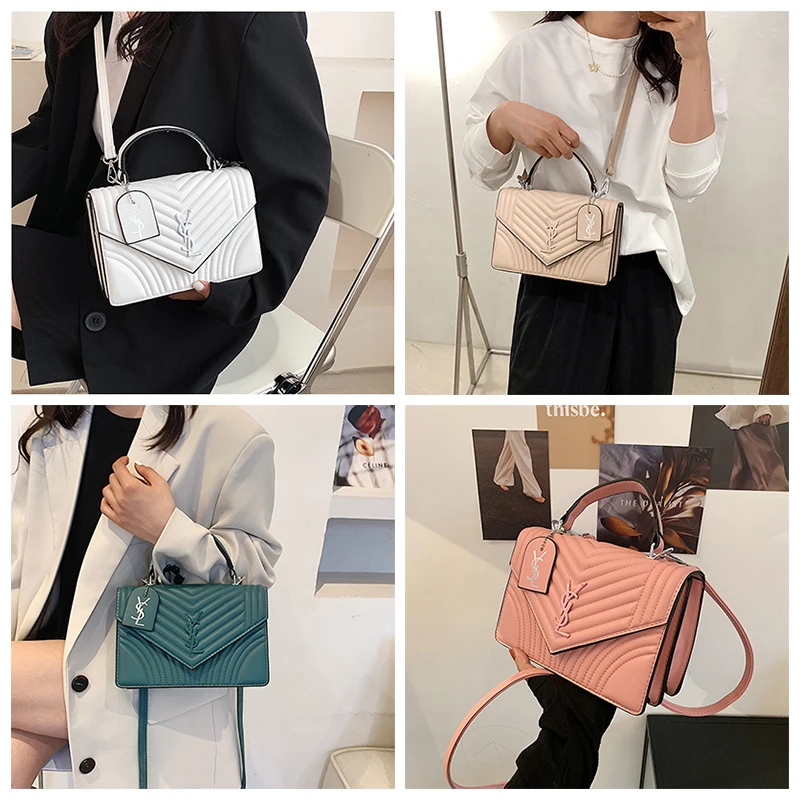 Luxury Designer Crossbody Bag for Women 2021 New Shoulder Handbags Women's Famous Branded Trending Hand Bag thread PU Leather
Luxury Designer Crossbody Bag for Women 2021 New Shoulder Handbags Women's Famous Branded Trending Hand Bag thread PU Leather