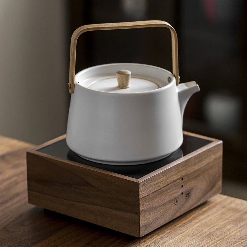 Hand Made Electric Teapot Ceramic Heater Walnut Silent Steaming Tea Stove Color Glaze Tetera Cristal Household Products EF50TP
Hand Made Electric Teapot Ceramic Heater Walnut Silent Steaming Tea Stove Color Glaze Tetera Cristal Household Products EF50TP