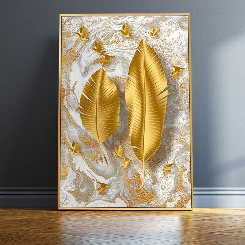 Wall Art Canvas Painting Nordic Golden Leaf Wall Art Prints Luxury Posters Decorative Wall Art Prints Living Room Home Decor
Wall Art Canvas Painting Nordic Golden Leaf Wall Art Prints Luxury Posters Decorative Wall Art Prints Living Room Home Decor