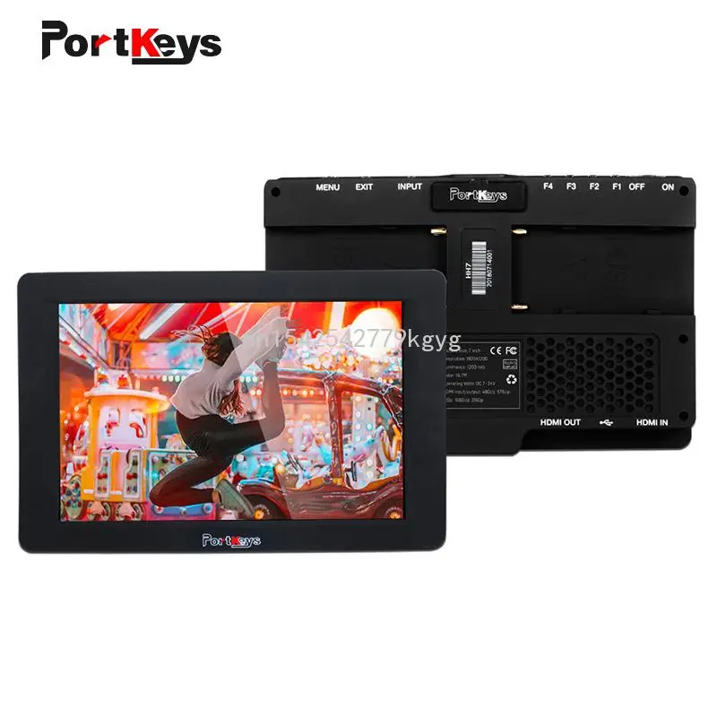 

Мини-монитор PortKeys HH7 1200nit, студийные мониторы, 7-дюймовый монитор, портативная камера 4k Sdi, поддержка игровых Dslr-камер