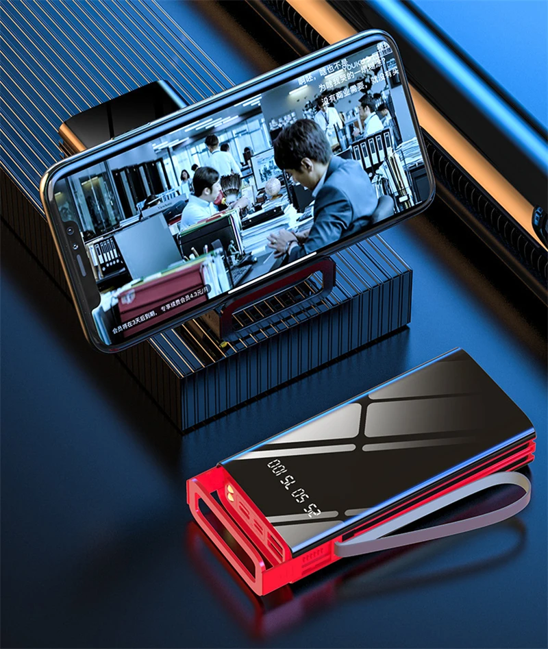 Power Bank 30000mAh Built in Cables Poverbank Portable External Battery Charger Powerbank 30000 mAh for Xiaomi Mi iPhone Samsung
Power Bank 30000mAh Built in Cables Poverbank Portable External Battery Charger Powerbank 30000 mAh for Xiaomi Mi iPhone Samsung