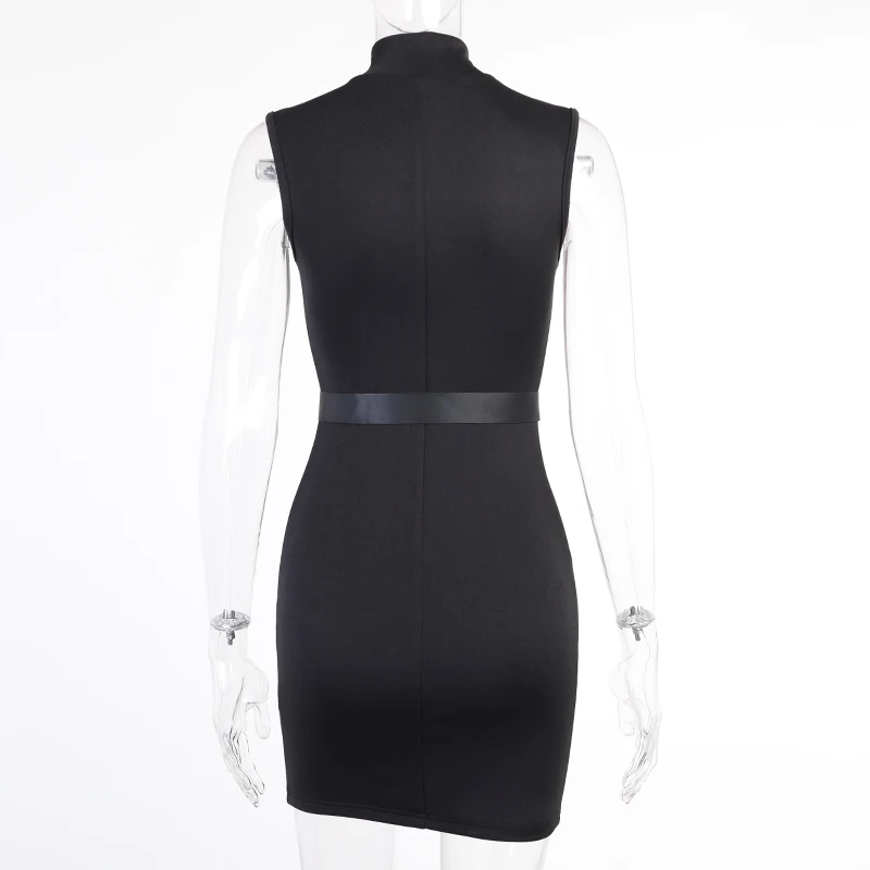 Women Black Dress Harajuku Buckle Belt High Waist Sexy Dress High Street Bodycon Sleeveless Dresses Women Party Outfits
Women Black Dress Harajuku Buckle Belt High Waist Sexy Dress High Street Bodycon Sleeveless Dresses Women Party Outfits