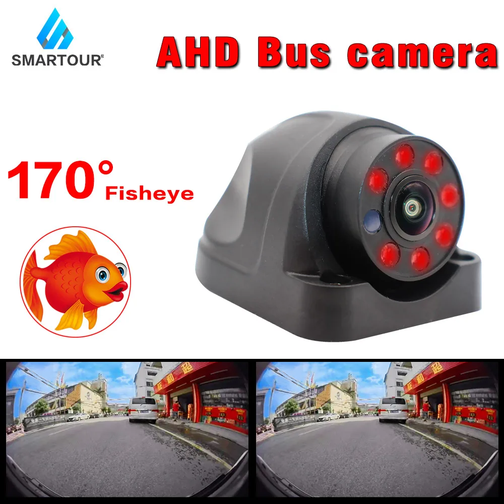 SMARTOUR AHD 170 Degree Night Vision Car Truck Bus Rear View Front Side Camera HD Parking For Bus Vehicle Monitor Metal Shell
SMARTOUR AHD 170 Degree Night Vision Car Truck Bus Rear View Front Side Camera HD Parking For Bus Vehicle Monitor Metal Shell