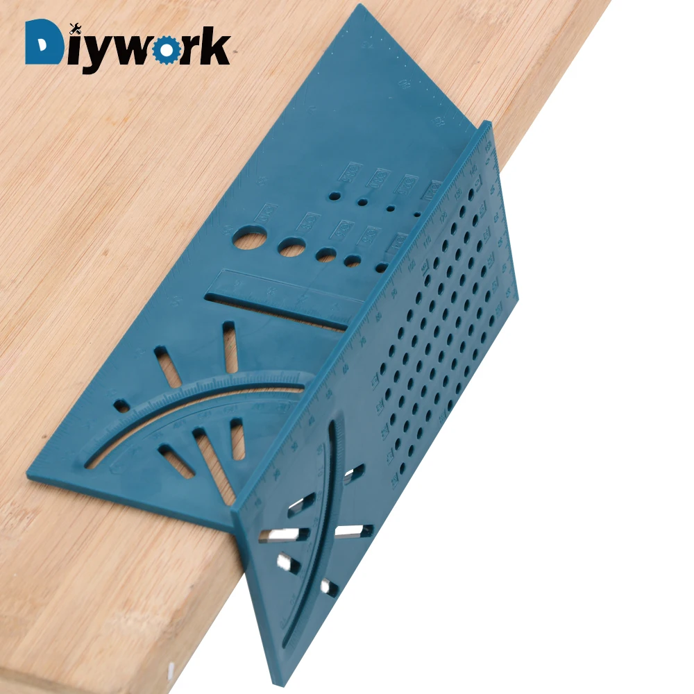 DIYWORK 45 градусов и 90 квадратный измерительный инструмент углы измерительная