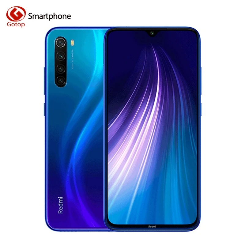 Мобильный телефон Xiaomi Redmi Note 8 глобальная прошивка 4 Гб 64 ГБ Восьмиядерный