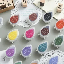 20 Rainbow Colors Diy Craft Scrapbooking Ink Pad Stamps