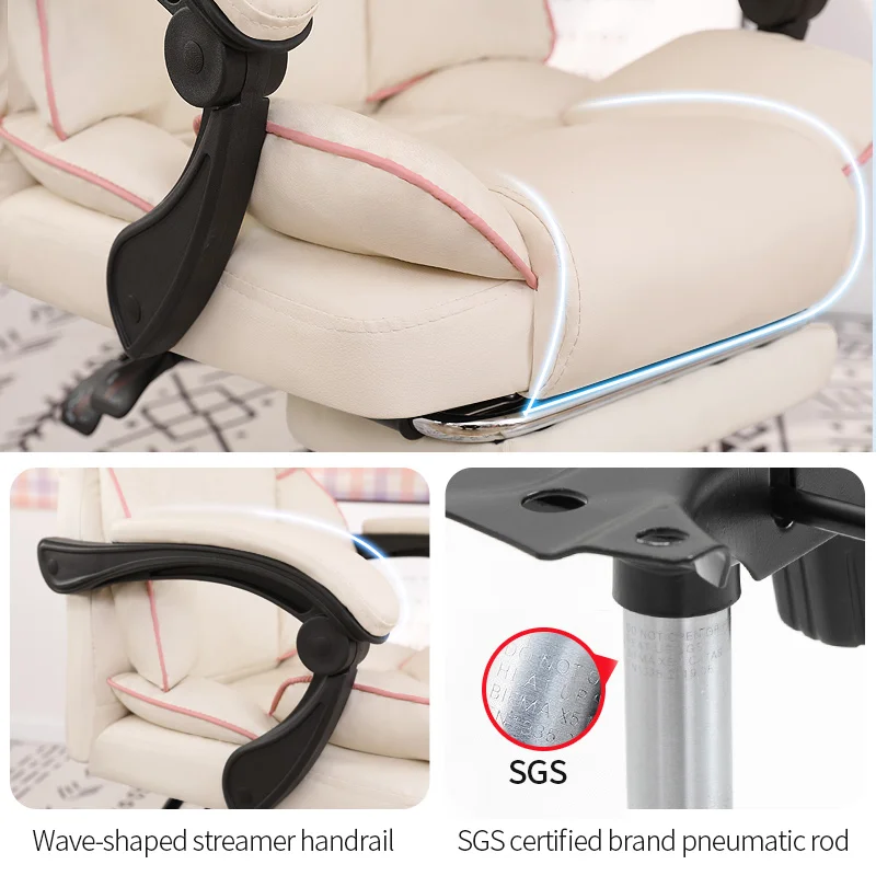 2021 Double Padded Backrest Gaming Chair PU Leather E-sports Chair Ergonomically Adjustable Computer Chair Home Office Furniture
2021 Double Padded Backrest Gaming Chair PU Leather E-sports Chair Ergonomically Adjustable Computer Chair Home Office Furniture