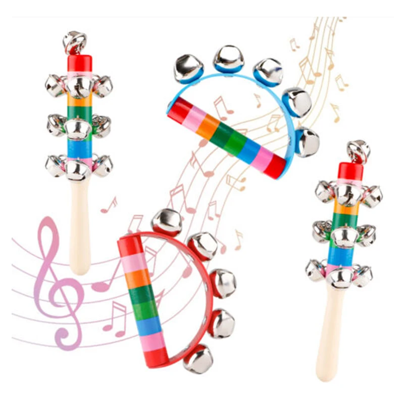 Rattle Baby Toys 0-12 Months Montessori Rainbow Hand Bell Wooden Toys Jingle Infant Newborn Baby Kids Musical Toys Jouet Xmas
Rattle Baby Toys 0-12 Months Montessori Rainbow Hand Bell Wooden Toys Jingle Infant Newborn Baby Kids Musical Toys Jouet Xmas