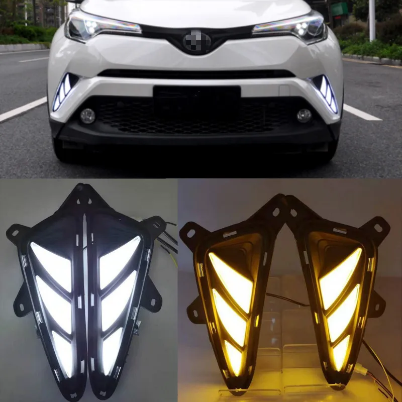 1Set LED Daytime Running Turning Signal Light DRL Fog Lamp Brake light For Toyota CHR C-HR 2016 2017 2018 2019
1Set LED Daytime Running Turning Signal Light DRL Fog Lamp Brake light For Toyota CHR C-HR 2016 2017 2018 2019