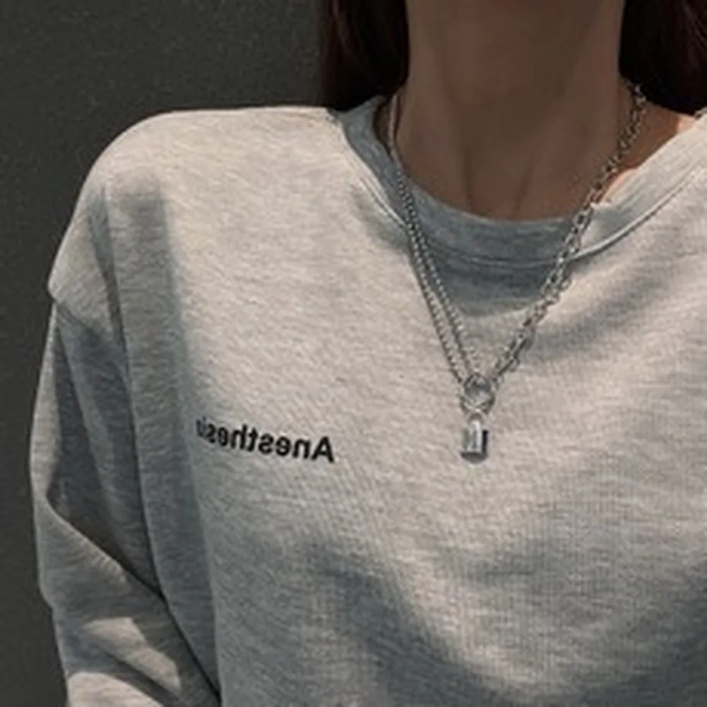 2020 Charmsmic Vintage Silver Color Chain Necklaces Double Layer Link Chain Pendant Necklaces Padlock Womens Mens Punk Jewelry
2020 Charmsmic Vintage Silver Color Chain Necklaces Double Layer Link Chain Pendant Necklaces Padlock Womens Mens Punk Jewelry