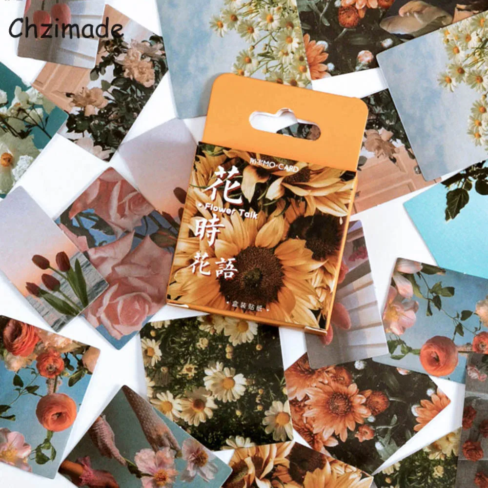 Chzimade 46Pcs/pack Flower Stationery Paper Sticker Happy Planner Scrapbooking Diary Decoration Label Sticker
Chzimade 46Pcs/pack Flower Stationery Paper Sticker Happy Planner Scrapbooking Diary Decoration Label Sticker