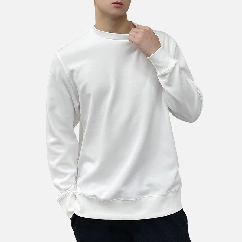 Pure Color Round Neck Men's Sweatshirt Autumn Winter Korean Style Long-sleeved Tops Tide Brand Casual Men Clothing
Pure Color Round Neck Men's Sweatshirt Autumn Winter Korean Style Long-sleeved Tops Tide Brand Casual Men Clothing