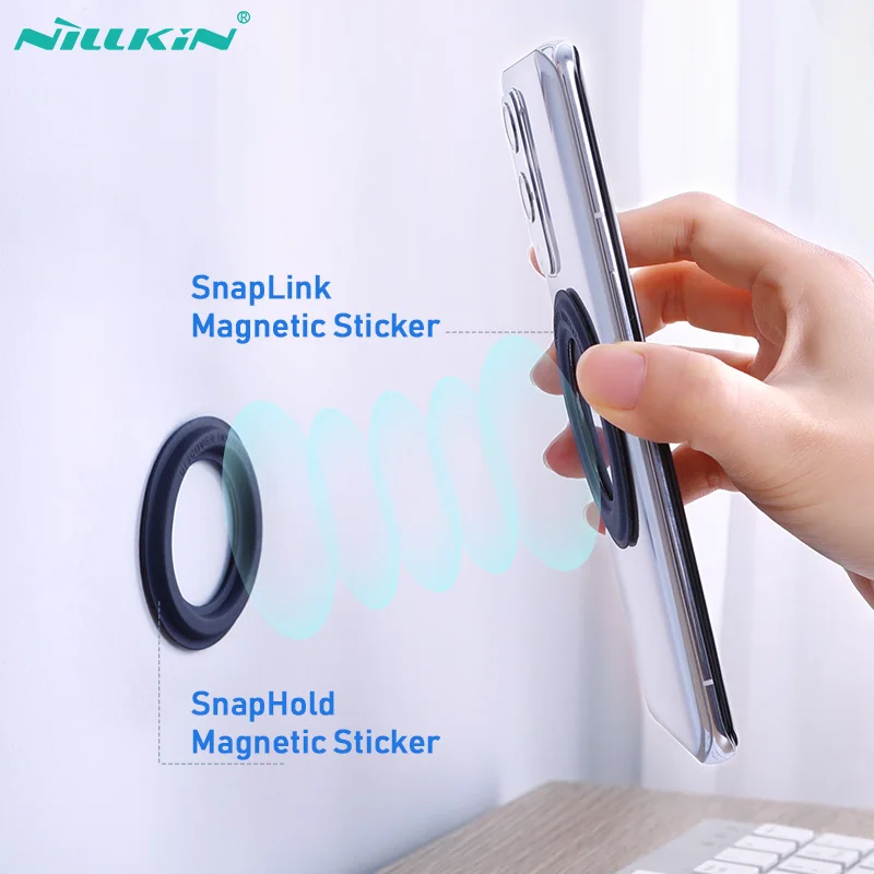 Nillkin For iPhone 13 Pro Max Magnetic Holder For Xiaomi 11T Plus SnapLink Magnetic Sticker For Galaxy S21 Ultra Phone Stand
Nillkin For iPhone 13 Pro Max Magnetic Holder For Xiaomi 11T Plus SnapLink Magnetic Sticker For Galaxy S21 Ultra Phone Stand