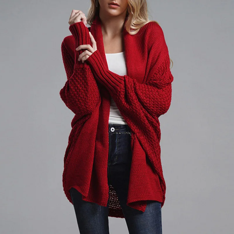YGYEEG New Women Autumn Oversized Sweaters Jacket Loose Knit Solid Coat Cardigan Outwear Warm Soft Winter Batwing Sleeve Clothes
YGYEEG New Women Autumn Oversized Sweaters Jacket Loose Knit Solid Coat Cardigan Outwear Warm Soft Winter Batwing Sleeve Clothes