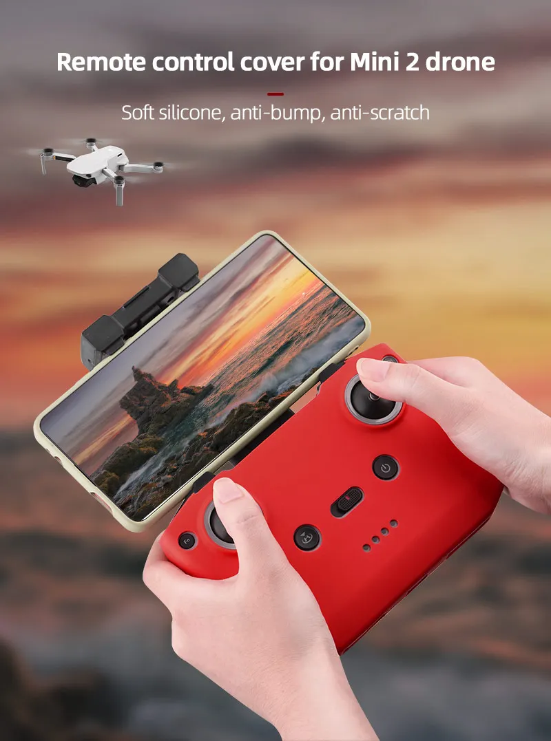 Dust Protection Cover Remote Control Silicone Protective Sleeve for Dji Mavic Air 2/Mini 2 Drone Remote Control
Dust Protection Cover Remote Control Silicone Protective Sleeve for Dji Mavic Air 2/Mini 2 Drone Remote Control