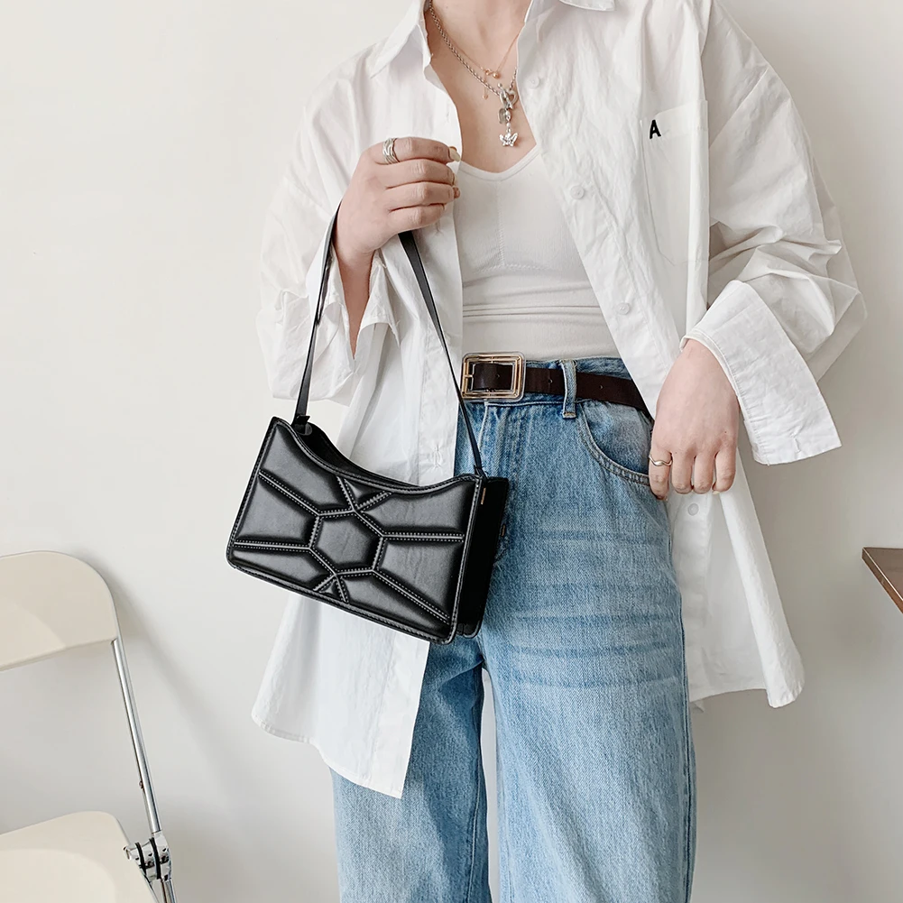 Fashion Soft PU Leather Hobos Shoulder Underarm Female Bag For Women Casual Ladies Shopper Solid Color Small Purse and Handbags
Fashion Soft PU Leather Hobos Shoulder Underarm Female Bag For Women Casual Ladies Shopper Solid Color Small Purse and Handbags
