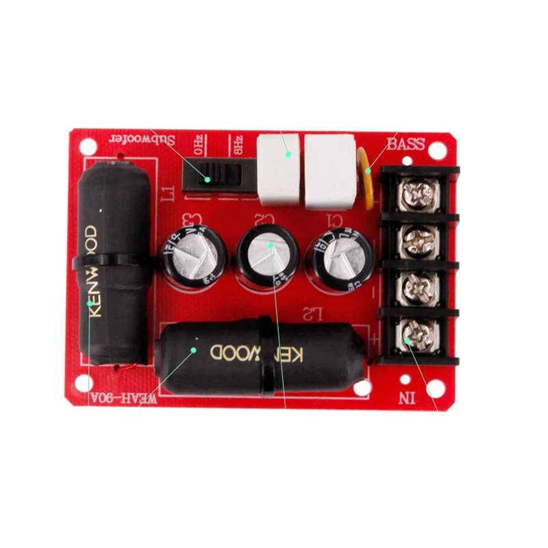 Басовый динамик 200 Гц/150 Гц, 1 шт., делитель частоты сабвуфера, домашний кинотеатр, Hi-Fi, стерео, «сделай сам», автомобильный аудиодинамик, низко... 
Басовый динамик 200 Гц/150 Гц, 1 шт., делитель частоты сабвуфера, домашний кинотеатр, Hi-Fi, стерео, «сделай сам», автомобильный аудиодинамик, низко...