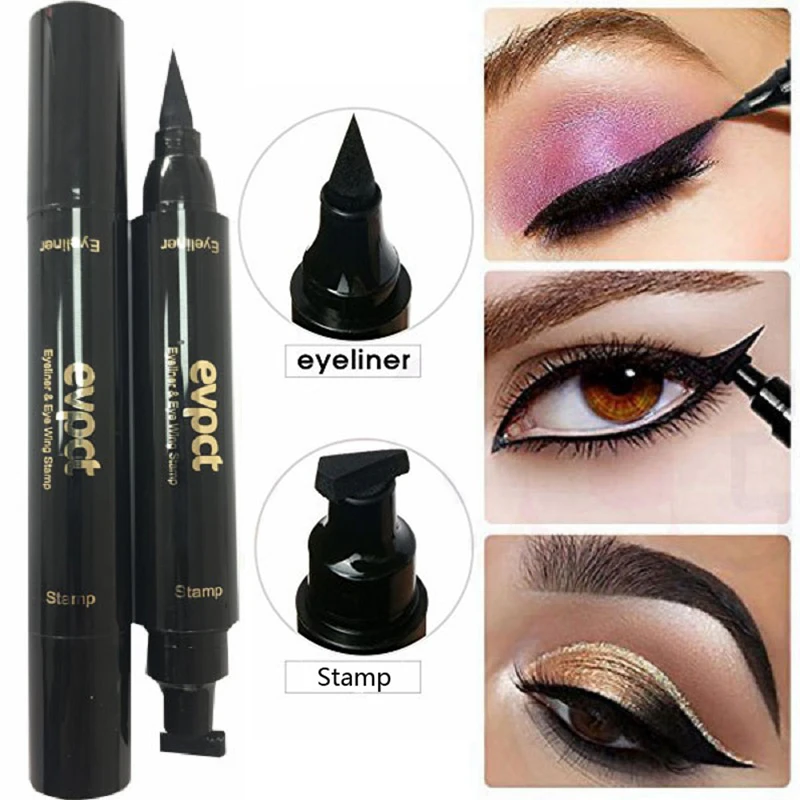 Double-Headed Eyeliner Stamp 2 In1 Quick-drying Liquid Eyeliner Waterproof Easy-to-use Stamp Eye Liner Black Smooth Eye Makeup
Double-Headed Eyeliner Stamp 2 In1 Quick-drying Liquid Eyeliner Waterproof Easy-to-use Stamp Eye Liner Black Smooth Eye Makeup