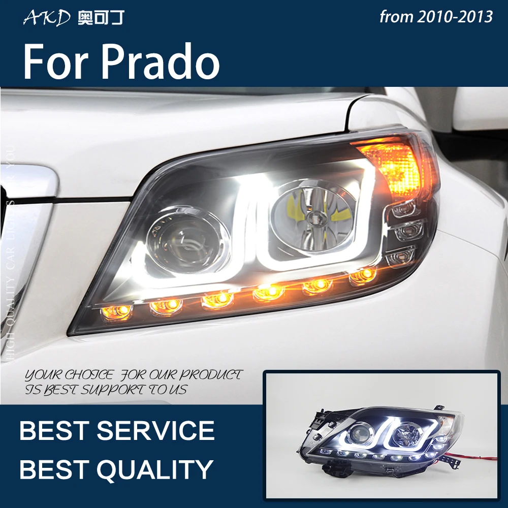 AKD автостайлинг для Toyota Prado 2010-2013 светодиодные фары DRL Противотуманные фары указатели поворота Ближний и Дальний свет ангельские глазки в сб...
AKD автостайлинг для Toyota Prado 2010-2013 светодиодные фары DRL Противотуманные фары указатели поворота Ближний и Дальний свет ангельские глазки в сб...