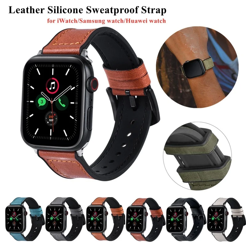 Leather Loop for Apple Watch 6/SE/5/4/3/2/1 38mm 40mm Sports Watchband Bracelet Strap for IWatch SE/6 Apple Watch Band 42mm 44mm
Leather Loop for Apple Watch 6/SE/5/4/3/2/1 38mm 40mm Sports Watchband Bracelet Strap for IWatch SE/6 Apple Watch Band 42mm 44mm