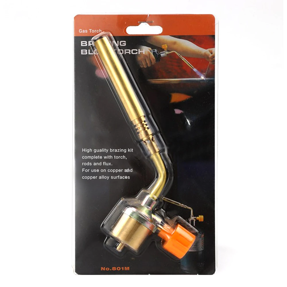 MAPP Propane Gas Torch Self Ignition Trigger Style Camping Brass Welding Torch Hot Selling
MAPP Propane Gas Torch Self Ignition Trigger Style Camping Brass Welding Torch Hot Selling