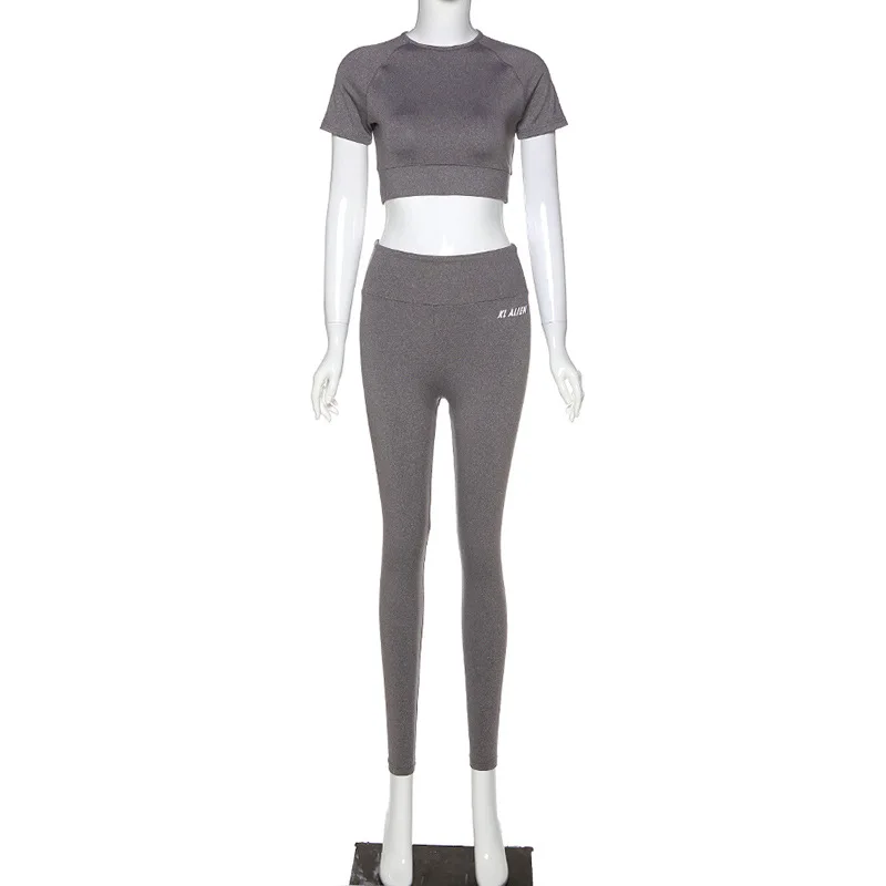 GXQIL Светоотражающий Комплект для йоги и спортзала Женский костюм фитнеса 2020