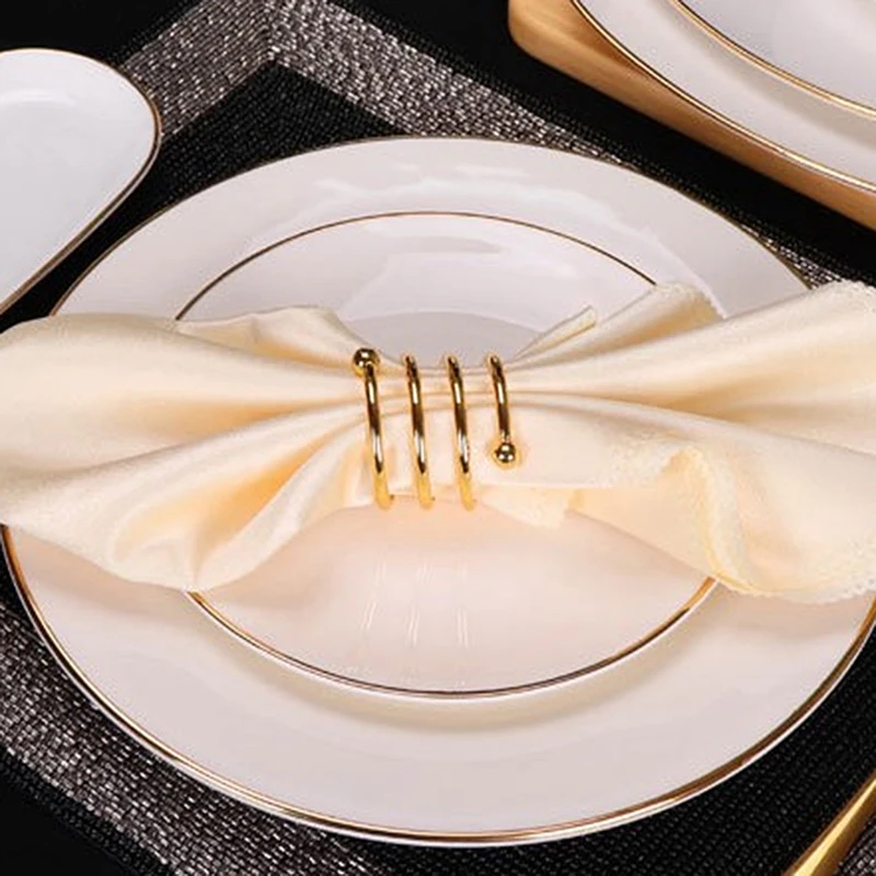 1Pcs Elegant Design Round Napkin Holders Buckles Western-Style Knife Fork Spoon Napkin Buckle Creative Napkin Ring Towel Buckle
1Pcs Elegant Design Round Napkin Holders Buckles Western-Style Knife Fork Spoon Napkin Buckle Creative Napkin Ring Towel Buckle