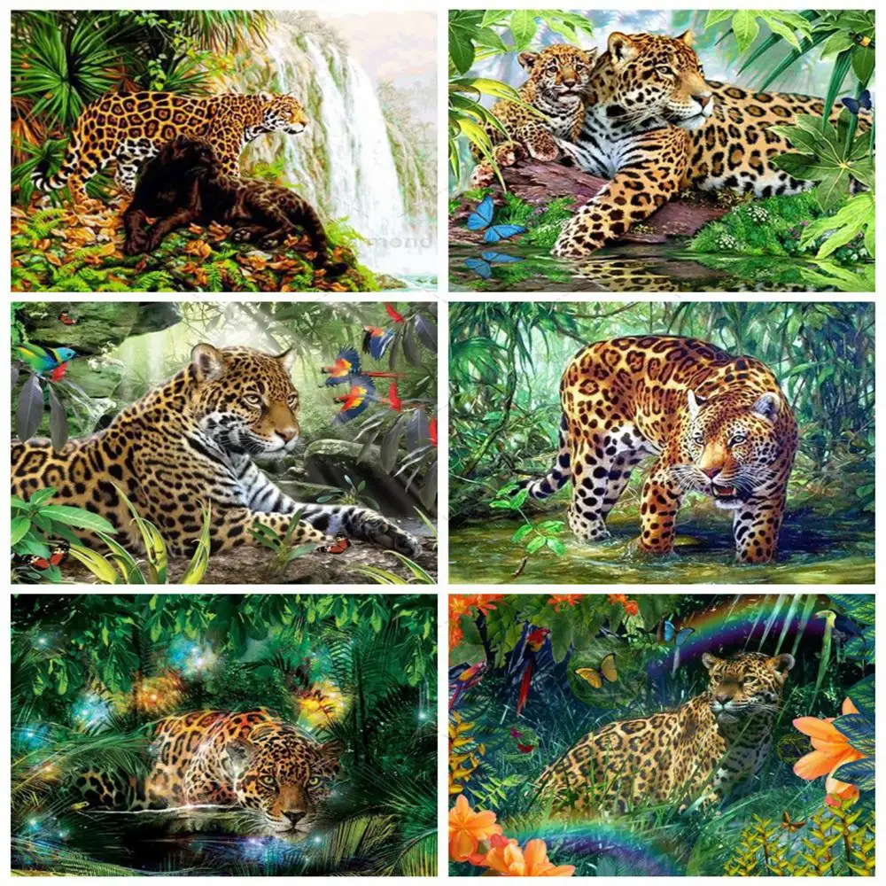 Diamond Embroidery Leopard Cross Stitch Diamond Painting Leopard Full Square/Round Animals Rhinestones Picture Mosaic Art Gift
Diamond Embroidery Leopard Cross Stitch Diamond Painting Leopard Full Square/Round Animals Rhinestones Picture Mosaic Art Gift