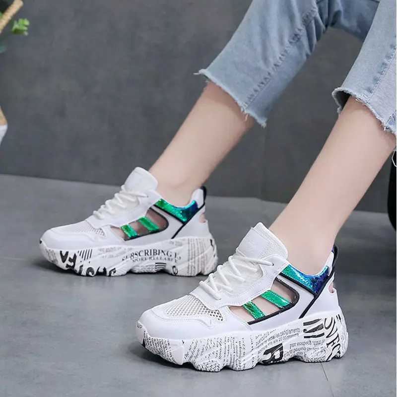 Women's shoes summer 2021 new fashion breathable Mesh casual sports shoes lightweight flats women dad shoes zapatillas de mujer
Women's shoes summer 2021 new fashion breathable Mesh casual sports shoes lightweight flats women dad shoes zapatillas de mujer