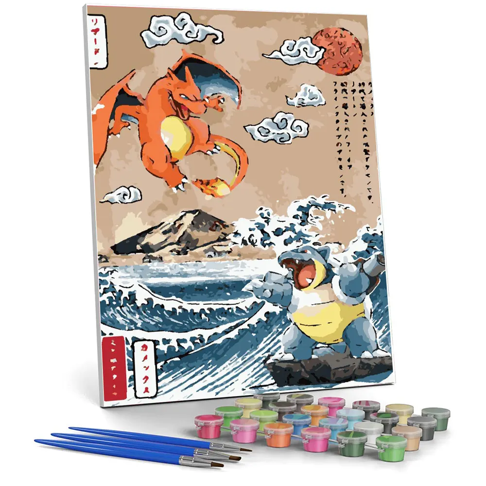 DIY Painting by Numbers Japanese Anime Art Comic Wave Oil Picture Handpainted On Canvas Number Paintings Home Decor cuadros
DIY Painting by Numbers Japanese Anime Art Comic Wave Oil Picture Handpainted On Canvas Number Paintings Home Decor cuadros