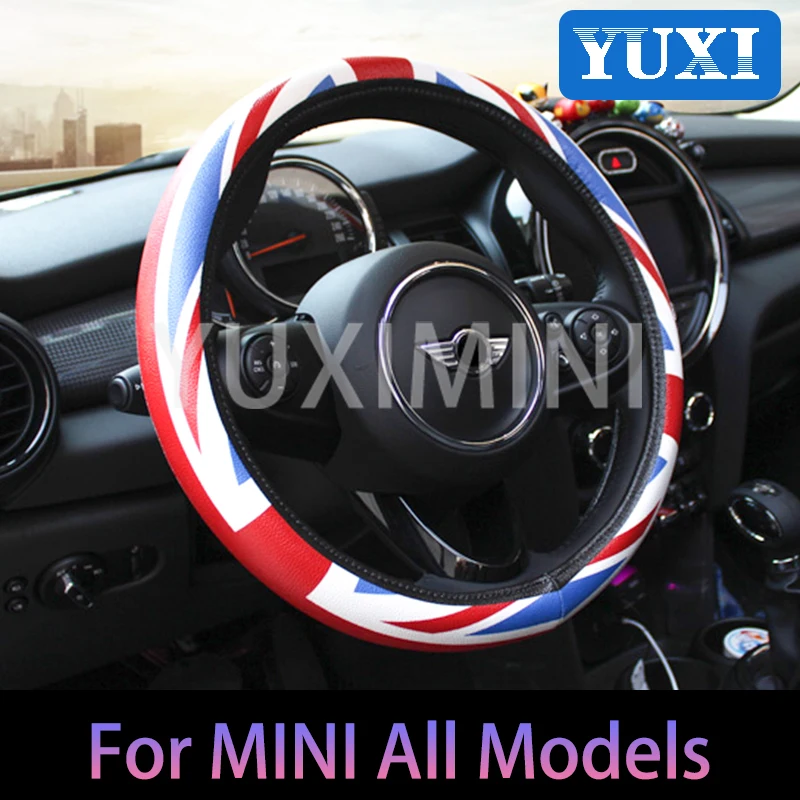 Car Steering Wheel Leather Decorative Protective Cover For BMW MINI Cooper JCW F54 F55 F56 F57 F60 R60 R61 Interior Accessories
Car Steering Wheel Leather Decorative Protective Cover For BMW MINI Cooper JCW F54 F55 F56 F57 F60 R60 R61 Interior Accessories