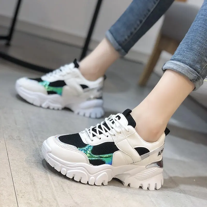 2020 spring and summer models simple breathable casual sports shoes women thick bottom wild net shoes fashion old shoes X223
2020 spring and summer models simple breathable casual sports shoes women thick bottom wild net shoes fashion old shoes X223