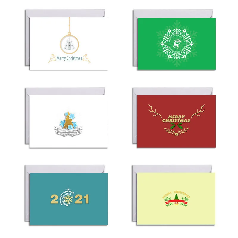 Christmas Greeting Card 6pc Set Snowflake Elk Holiday Wishes Message Cards 2021 Party Invitations Cake Flowers Decor Postcard
Christmas Greeting Card 6pc Set Snowflake Elk Holiday Wishes Message Cards 2021 Party Invitations Cake Flowers Decor Postcard