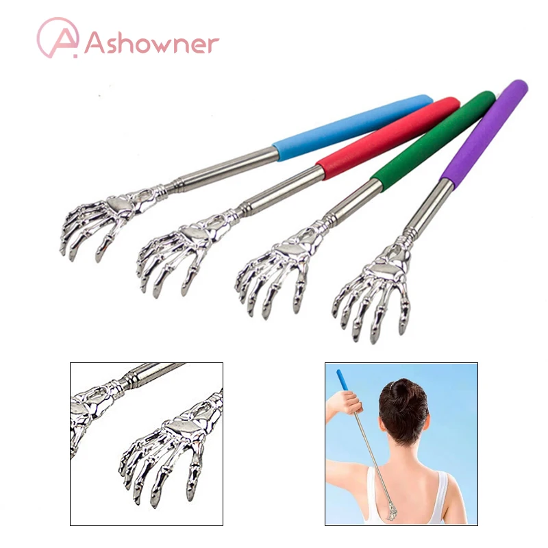 

Back Scratcher Telescopic Back Massage Claw Stainless Steel Promotion Blood Circulation Anti Itch Relax Health Care Tool
