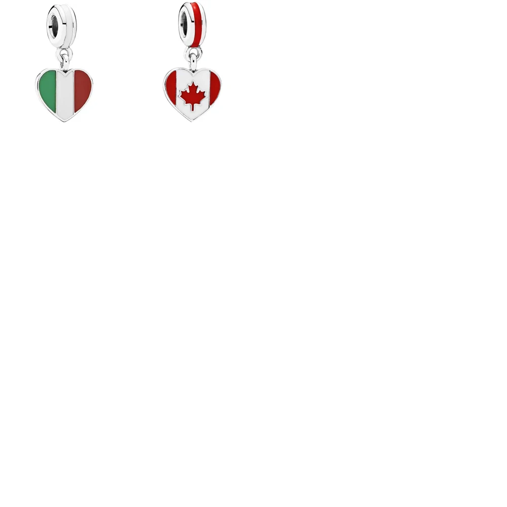 2021 NEW 100% 925 Sterling Silver National Flag Dangle Pendant Fit DIY Women Bracelet Necklace Original Fashion Jewelry Gift
2021 NEW 100% 925 Sterling Silver National Flag Dangle Pendant Fit DIY Women Bracelet Necklace Original Fashion Jewelry Gift