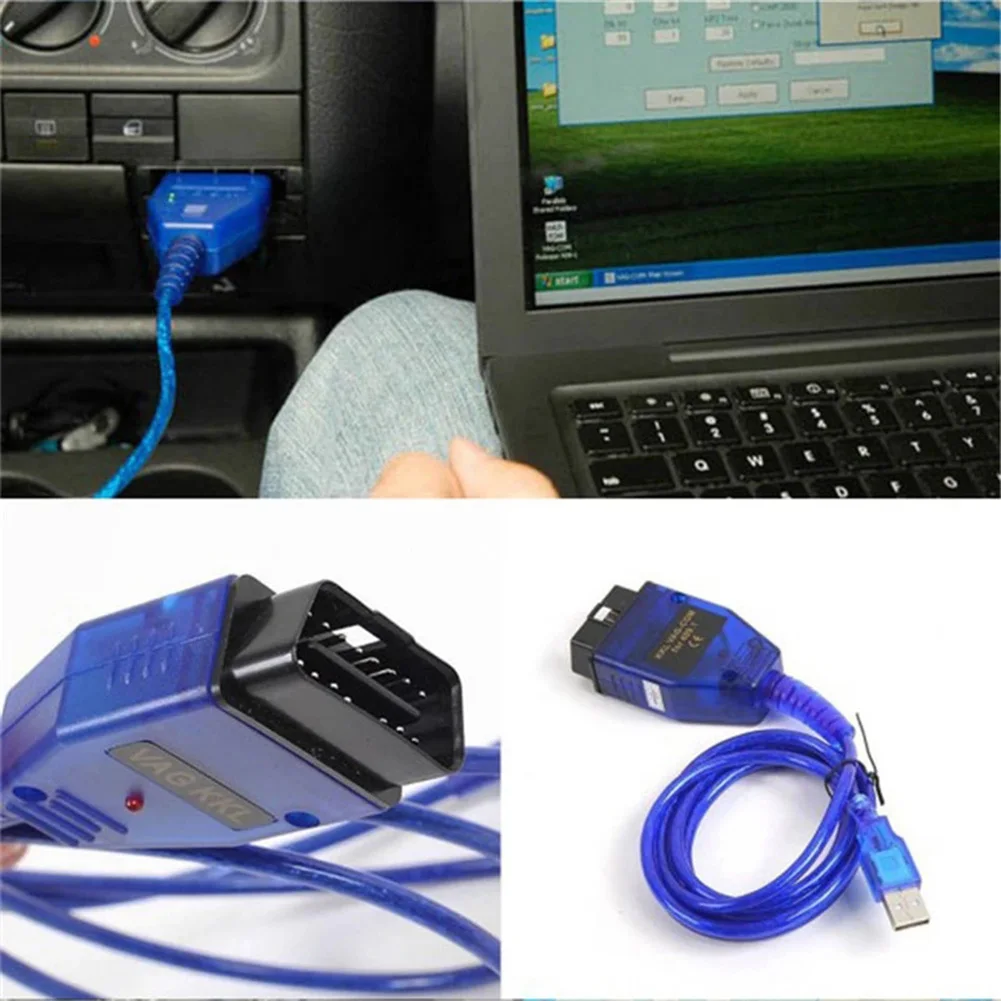 Ag-Com Usb Cable With FTDI Chip VAG Com 409 1 KKL Obd2 Scanner Scan Tool Interface for Audi/VW Seat Skoda Car Accessories
Ag-Com Usb Cable With FTDI Chip VAG Com 409 1 KKL Obd2 Scanner Scan Tool Interface for Audi/VW Seat Skoda Car Accessories