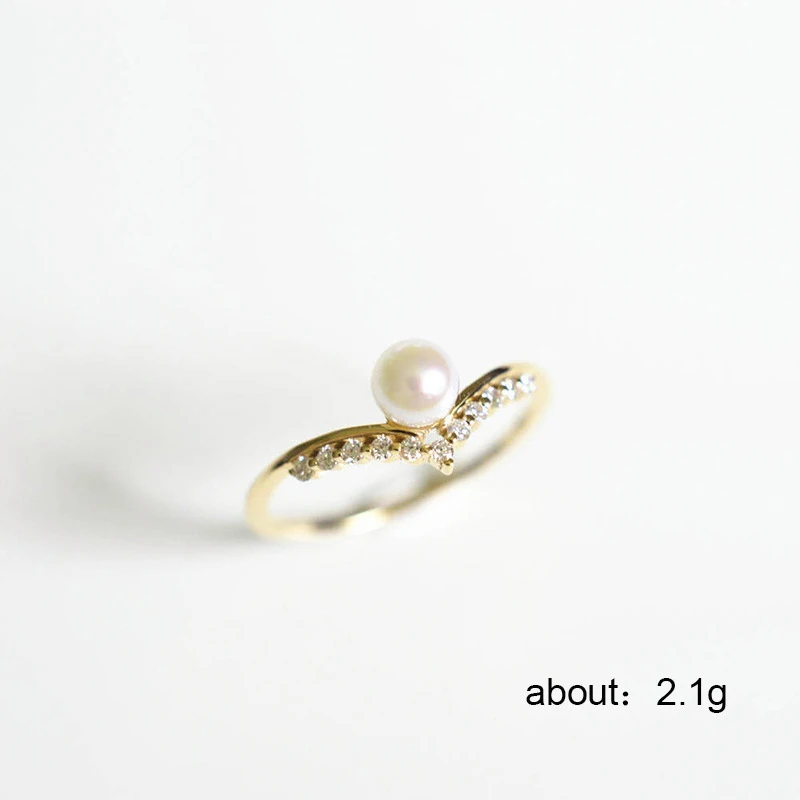 2020 New 14k gold ring Japanese Light Luxury Pearl V-Ring Women's Wedding Party Gives Her Exquisite Fashion Jewelry Gifts
2020 New 14k gold ring Japanese Light Luxury Pearl V-Ring Women's Wedding Party Gives Her Exquisite Fashion Jewelry Gifts
