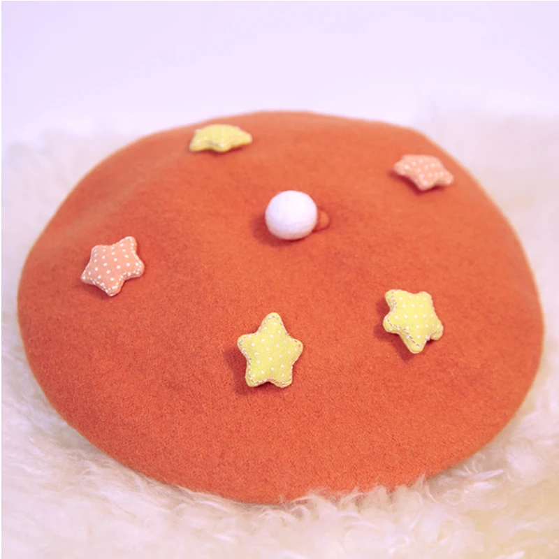 Christmas beret women DIY wool felt painter hat winter christmas love orange hat warm pumpkin hat wholesale
Christmas beret women DIY wool felt painter hat winter christmas love orange hat warm pumpkin hat wholesale
