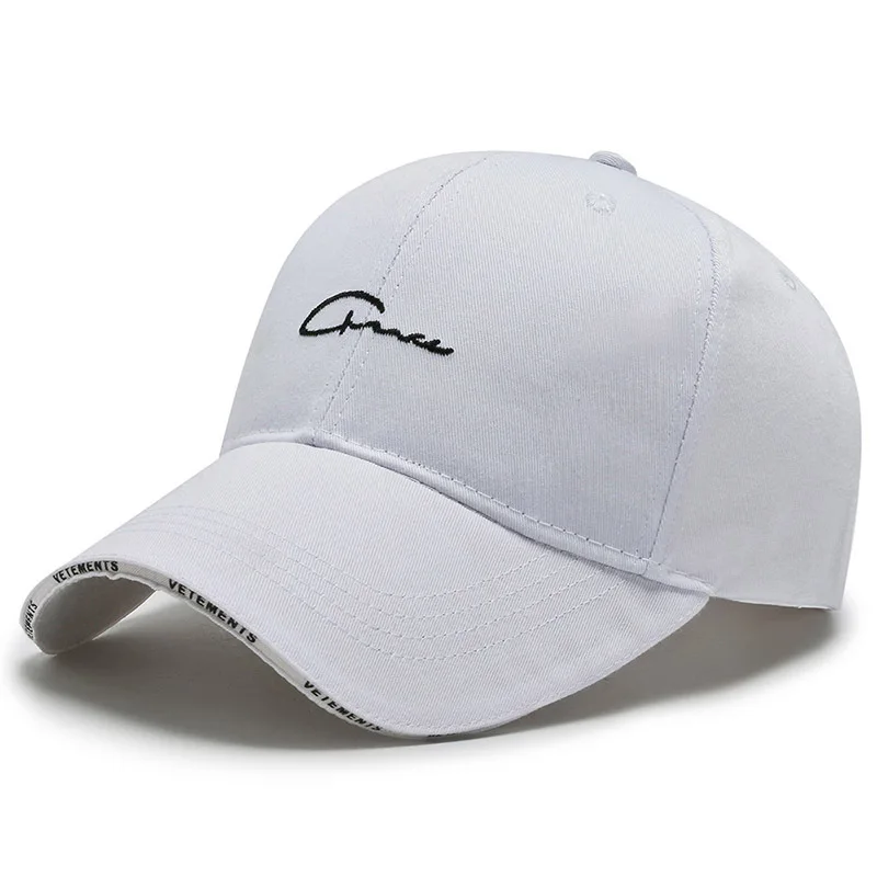 Spring Letter Embroidered Baseball Cap Dome Black Cotton Men's Hat White Ladies Ponytail Hat Summer Outdoor Sun Hat gorras mujer
Spring Letter Embroidered Baseball Cap Dome Black Cotton Men's Hat White Ladies Ponytail Hat Summer Outdoor Sun Hat gorras mujer