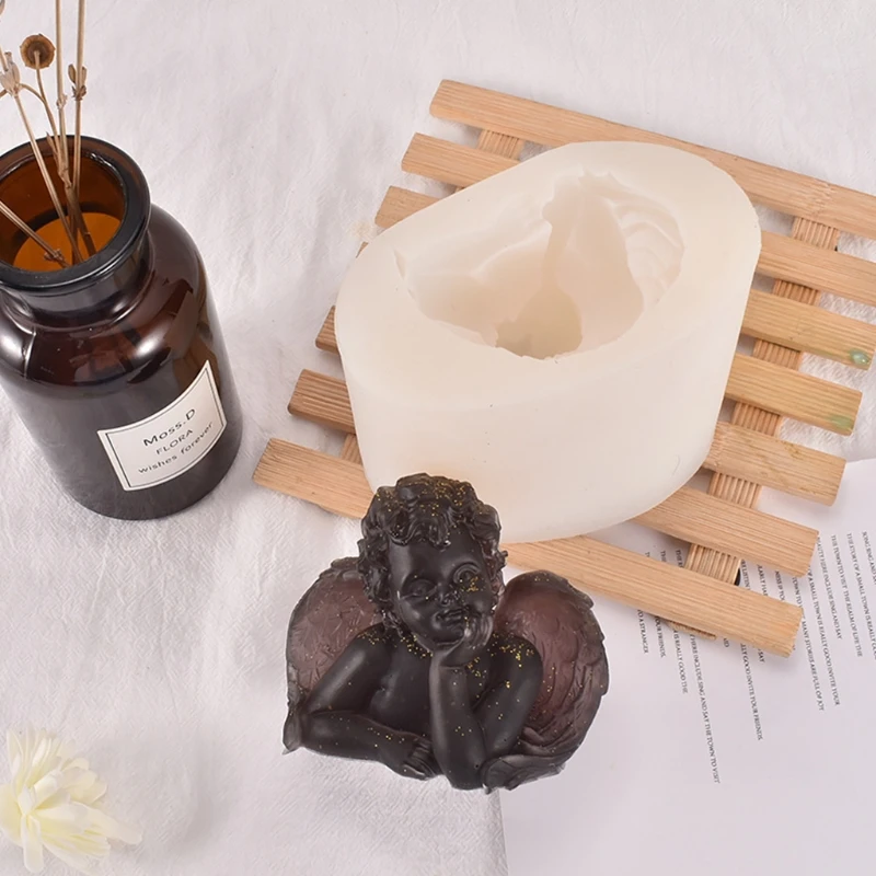 3D Little Angel Silicone Mold Keychain Resin Epoxy Craft Polymer Clay Craft DIY Ornament Jewelry Candles Making Tool
3D Little Angel Silicone Mold Keychain Resin Epoxy Craft Polymer Clay Craft DIY Ornament Jewelry Candles Making Tool