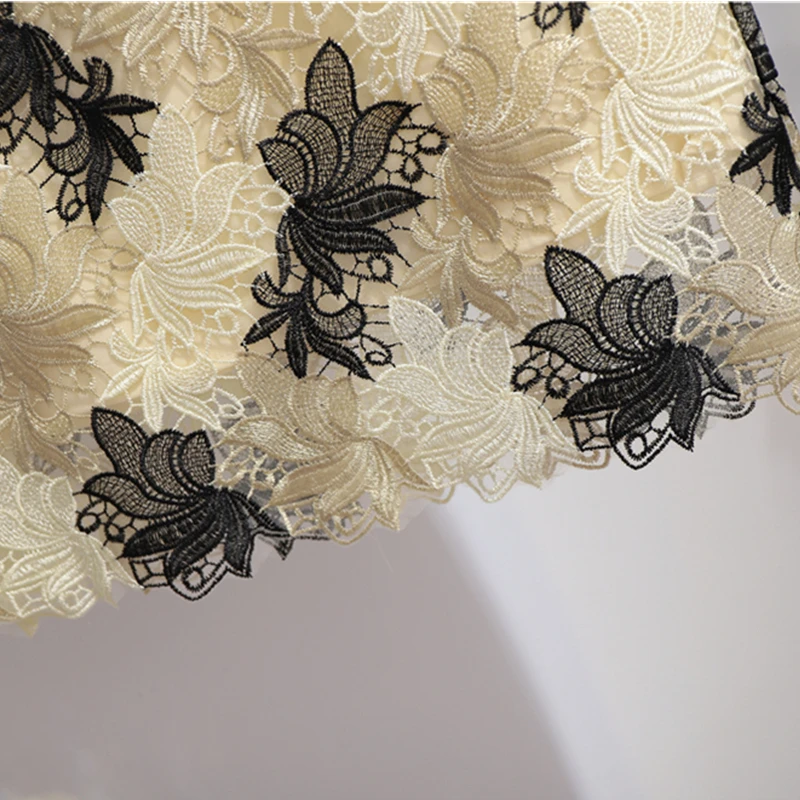 Women's Skirt Summer Large Size Lace Elegant Office Fashion French Luxury Retro Ladies Knee High Waist Embroidery Flowers 2021
Women's Skirt Summer Large Size Lace Elegant Office Fashion French Luxury Retro Ladies Knee High Waist Embroidery Flowers 2021